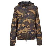 URBAN CLASSICS Chaqueta Cortavientos para Mujer, Chaqueta Impermeable con Capucha, Ligero y Repelente al Agua, Varios Colores Disponibles, Tallas: XS-5XL