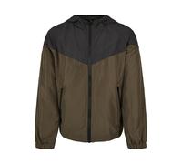 URBAN CLASSICS Chaqueta Cortavientos para Niños y Niñas, Chaqueta de Lluvia con Capucha, Impermeable y Ligera, Tallas 110/116 - 158/164