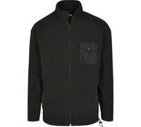 Urban Classics Chaqueta de entrenamiento para niños Boys Polar Fleece Track Jacket Black 122/128
