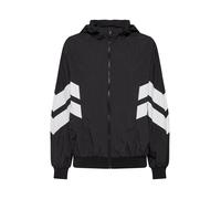 Urban Classics Chaqueta de entretiempo 'Crinkle Batwing' negro / blanco L EUR