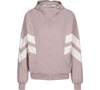 Urban Classics Chaqueta de entretiempo 'Crinkle Batwing' rosa / blanco 4XL rosa / blanco