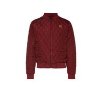 Urban Classics Diamond Quilt Nylon Jacket, Chaqueta Hombre, Rojo (Burgundy 606), L