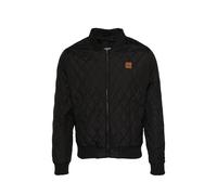 Urban Classics Chaqueta de entretiempo 'Diamond Quilt' marrón / negro, Talla M