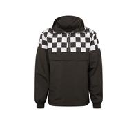 Urban Classics Check Pull Over Jacket, Chaqueta para Hombre, Negro (Blk/Chess 01713), Large