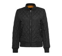 Urban Classics Ladies Diamond Quilt Nylon Jacket, Chaqueta para Mujer, Negro (Black 7), 38