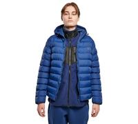 URBAN CLASSICS Chaqueta de invierno con capucha para hombre, cálida y acolchada, cortaviento de material sintético, plumón apto para entretiempo