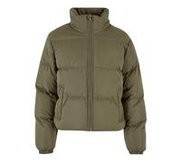 Urban Classics Ladies Short Peached Puffer Jacket Tiniolive Talla: XS | Chaquetas de Invierno Outlet | Mujer | Naranja