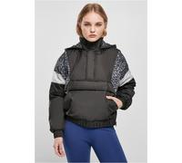 Urban Classics Chaqueta De Mezcla AOP Para Damas Gris Leopardo Rosa Forrada