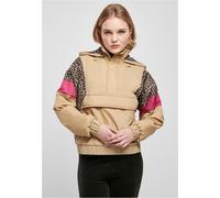 Urban Classics Chaqueta De Mezcla AOP Para Damas Gris Leopardo Rosa Forrada