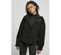 Urban Classics Chaqueta de mujer Chaqueta corta de sherpa negra XXL