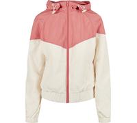 Urban Classics Chaqueta de mujer Ladies Arrow Windbreaker Palepink/Whitesand XL