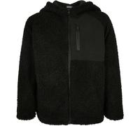 Urban Classics Chaqueta de niño Boys Hooded Sherpa Zip Jacket Black 146/152
