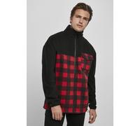 Urban Classics Chaqueta estampada Polar Forro polar Track Chaqueta negra/rojigualda S