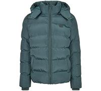 Urban Classics Chaqueta Hombre con Capucha, Capucha Extraíble, Chaquetón con Cremallera Y Puños Elásticos, Chaqueta Resistente al Agua, Tallas S - 5XL