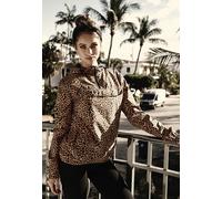 Urban Classics Chaqueta ligera de mujer Chaqueta Pull Over con estampado de mujer Leo S