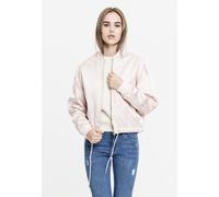 Urban Classics Chaqueta ligera para señoras Satén Kimono Blouson Rosa claro XS