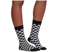 Urban Classics Checker 2-Pack Calcetines negro-blanco EU 43-46