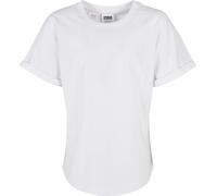 Urban Classics Chicos Boys Long Shaped Turnup Tee White 122/128