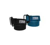 Urban Classics Cinturón azul / negro 80-105 azul / negro