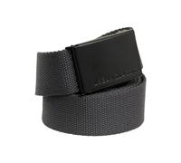 Urban Classics – Cinturón Canvas Unisex – Sin agujeros, hebilla cuadrada con logo – Varios colores