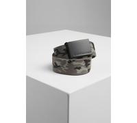 Urban Classics Cinturón Cinturones de lona Gris Camuflaje/Negro Einheitsgröße
