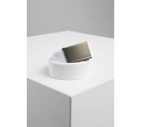 Urban Classics Cinturón Cinturones de lona White Einheitsgröße