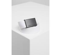 Urban Classics Cinturón Cinturones de lona White/Negro Einheitsgröße