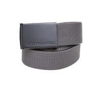 Urban Classics Cinturón Lona Unisex Cinturón Gris marengo 100% poliéster