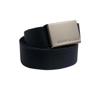 Urban Classics Cinturón lona Unisex Cinturón Negro 100% poliéster
