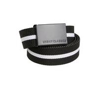 Urban Classics, Cinturón Canvas Unisex, Cinturón para Hombre y Mujer, Correa de Tela, Cinturón de Cuerda sin Agujeros, con Logo en la Hebilla Cuadrada, Distintos Colores