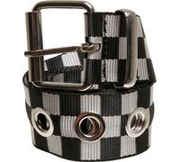 Urban Classics Cinturón negro / blanco, Talla 95-105