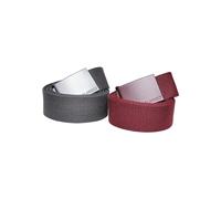 Urban Classics Cinturón unisex, Burdeos/Charcoal, L-XL