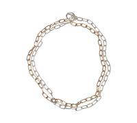 Urban Classics Collar Bicolor Oro/Plata