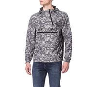 Urban Classics Commuter Pull Over-Chaqueta Cortavientos, Dark Digital Camo, XXL para Hombre