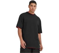 Urban Classics Contrast Tall Tee, Camiseta Hombre, Multicolor (blk/red), 5XL
