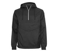 Urban Classics Cortavientos Pull Over Chaqueta, Negro (Black 7), L para Hombre