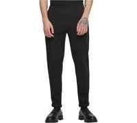 Urban Classics Cropped Interlock Jogg Chino Black, L Pantalones Casuales, Negro, Hombres