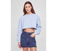 Urban Classics Cropped Ladies Bordado de flores Terry Cuello redondo 3XL