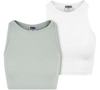 Urban Classics Cropped Rib Top 2-Pack 4XL