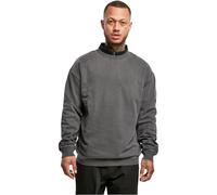 Urban Classics Cuello Redondo teñido con Pigmento Sudadera, Blackbird, M para Hombre