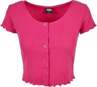 Urban Classics Culote recortado de mujeron Up Rib Tee Brightviolet 4XL