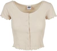 Urban Classics Culote recortado de mujeron Up Rib Tee Softseagrass 4XL