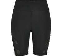 Urban Classics Culotte de malla Tech para mujer Negro S