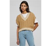 Urban Classics Damas Sudadera Damas Cropped Knit College Slipover Unionbeige L