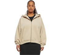 Urban Classics Damen Kapuzenpullover Ladies Boxy Zip Hoody wetsand XL
