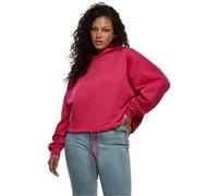 Urban Classics Damen Kapuzenpullover Sudadera con Capucha Recortada de Gran tamaño para Mujer hibiskuspink 4XL