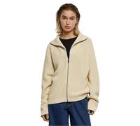 Urban Classics Damen Strickjacke Cárdigan de Punto con Cremallera para Mujer Arena 5XL