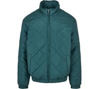 Urban Classics Diamond Acolchado Short Chaqueta Cuello Alto Rautenstepp Básico