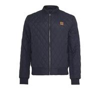 Urban Classics Diamond Quilt Nylon Jacket, Chaqueta Hombre, Azul (Navy), XL