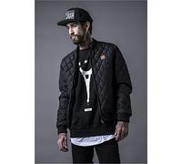 Urban Classics Diamond Quilt Nylon Jacket, Chaqueta Hombre, Negro (Black 7), 3XL